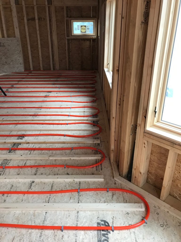 radiant floor heating cost to install