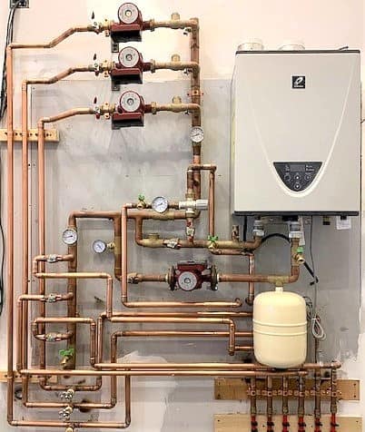 open primary heat exchanger loop