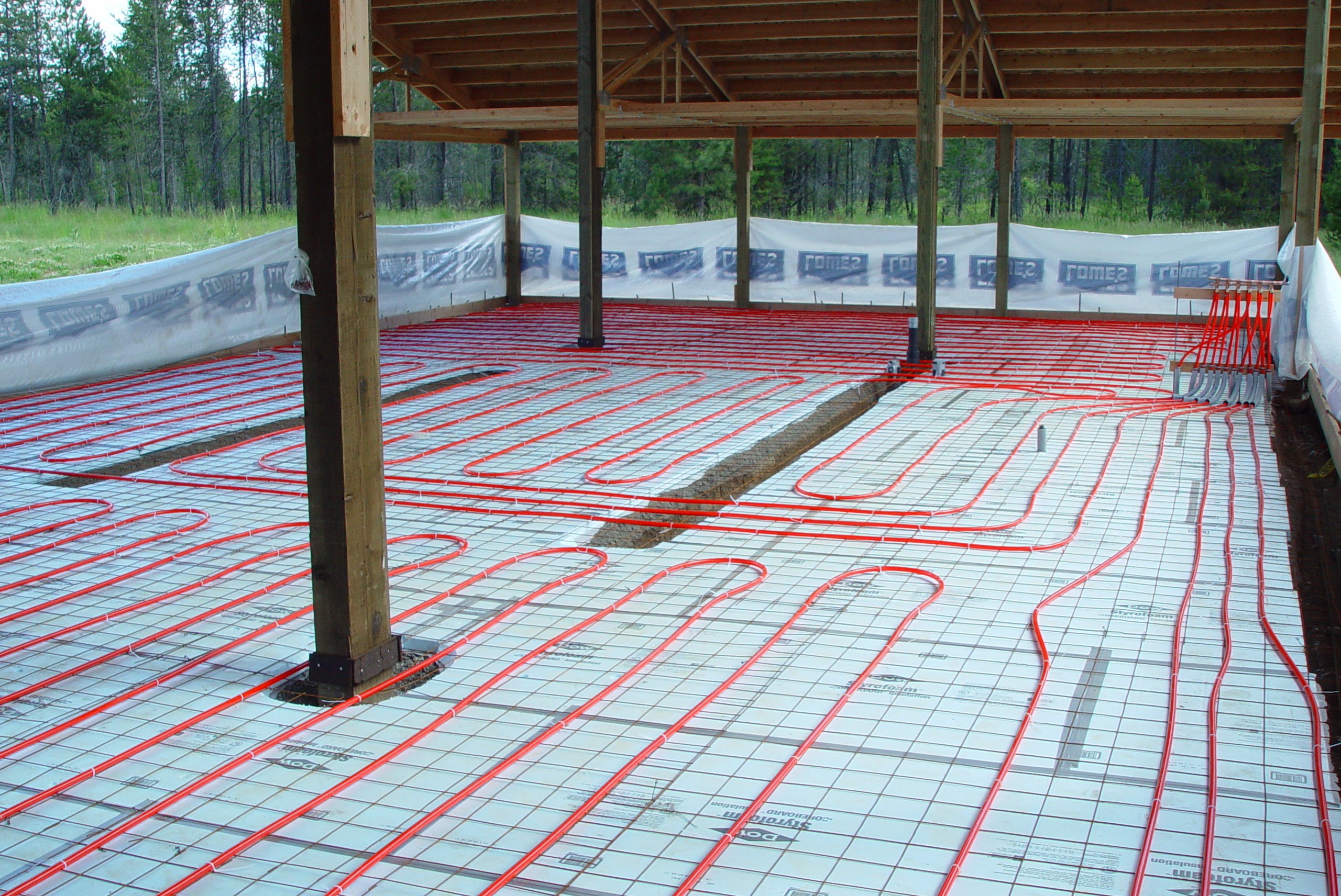 The Slab On Grade Installation Diy Radiant Floor Heating