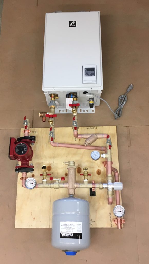system closed radiant vertical heating floor boiler diy zone single example filling electro