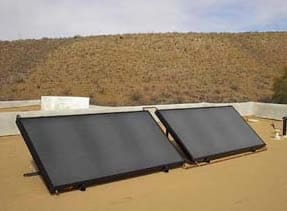 Flat Plate Solar Hot Water Collectors