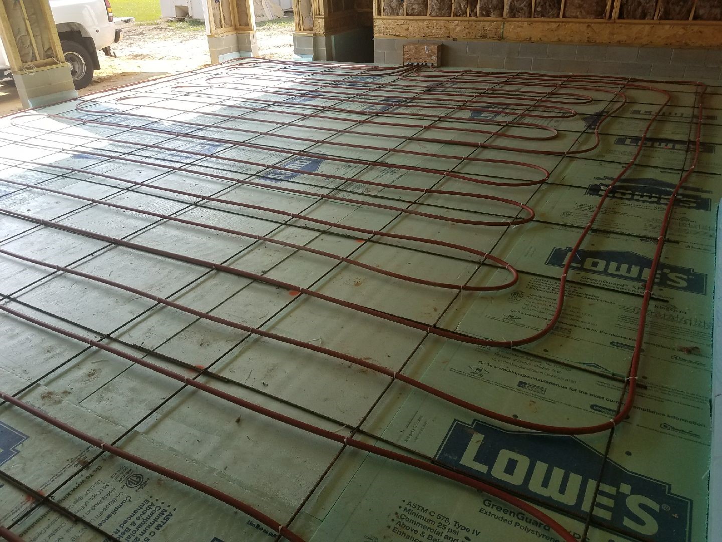 Diy Radiant Floor Heating Concrete Slab Above Floor/Sleeper/Suspended