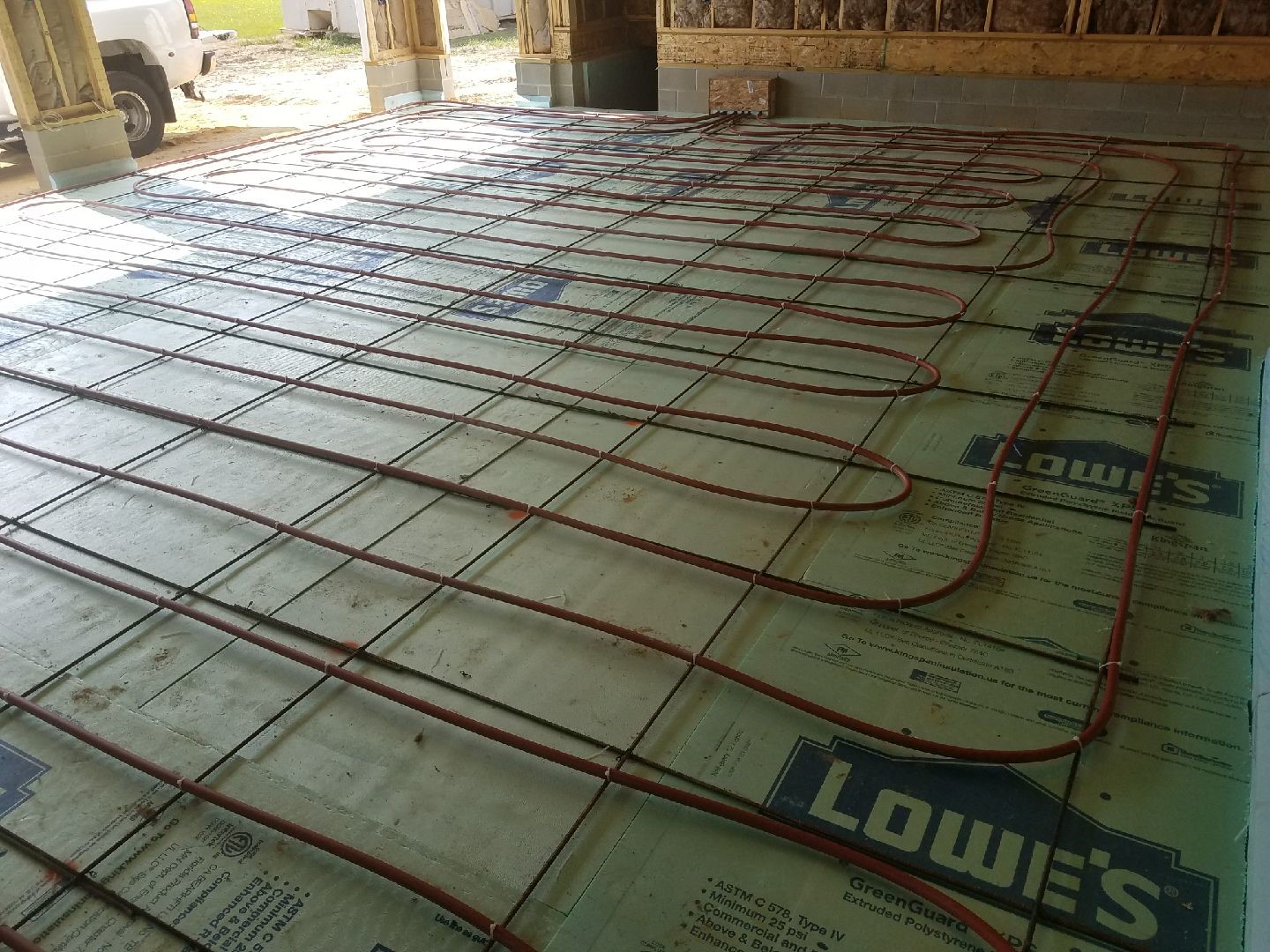 The Slab On Grade Installation Diy Radiant Floor Heating