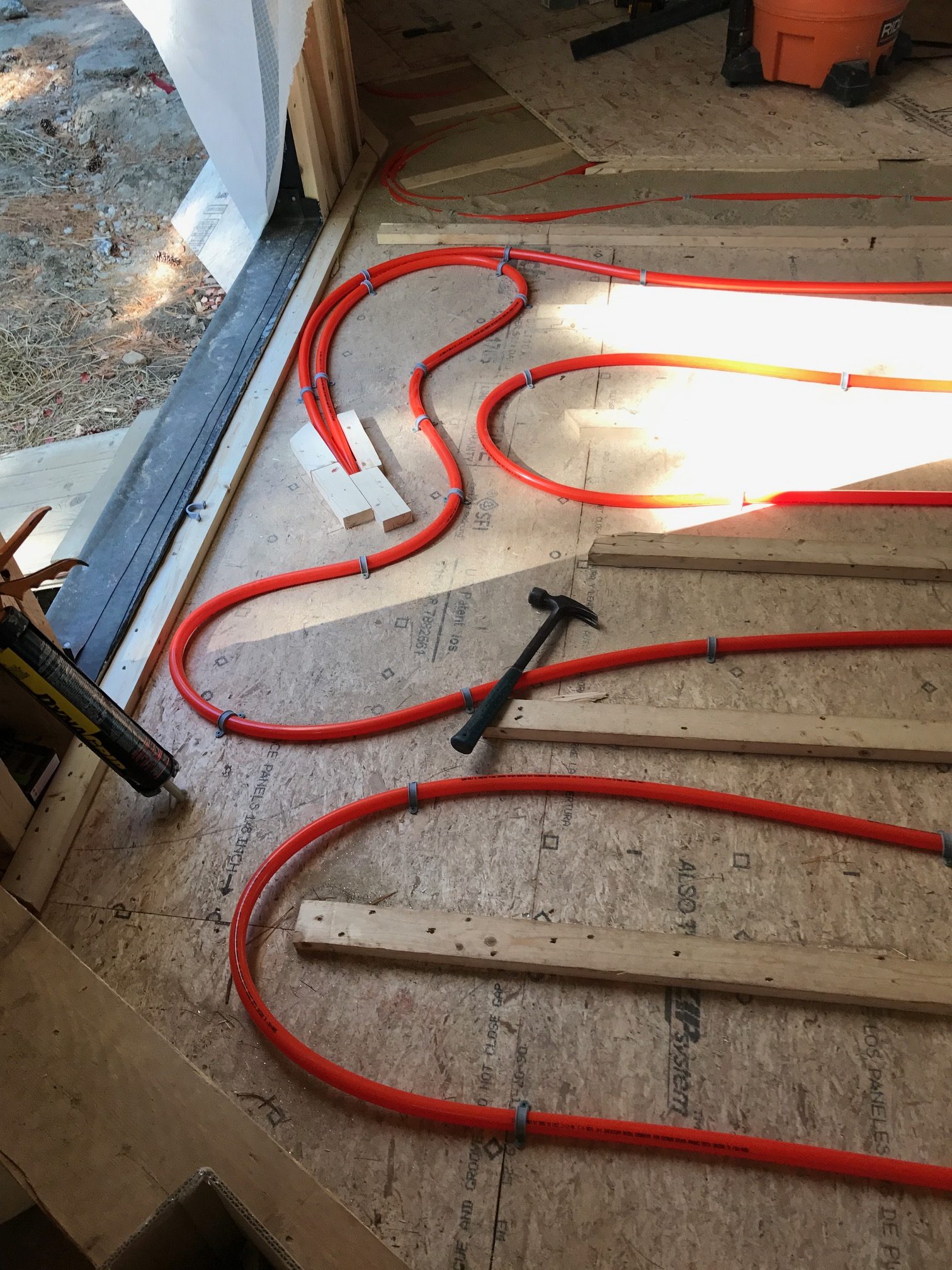 Radiant Floor Heat Sleeper Return Loop Panels for 1/2" Barrier PEX 8-pack 