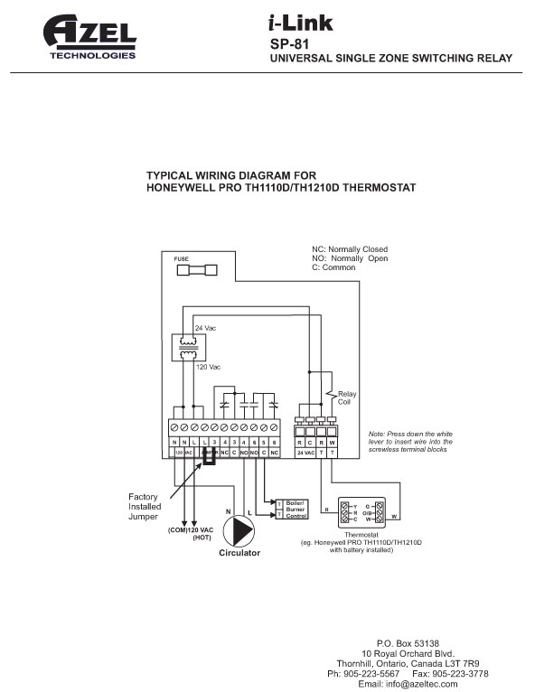 Honeywell Zone Control Wiring Diagram from www.radiantcompany.com